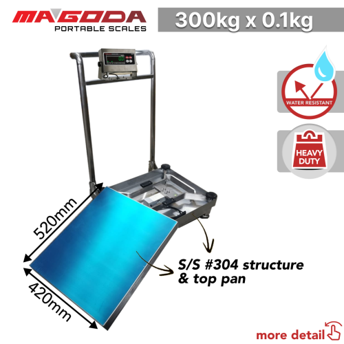 PORTABLE PLATFORM SCALE (WATER RESISTANT & HEAVY DUTY)