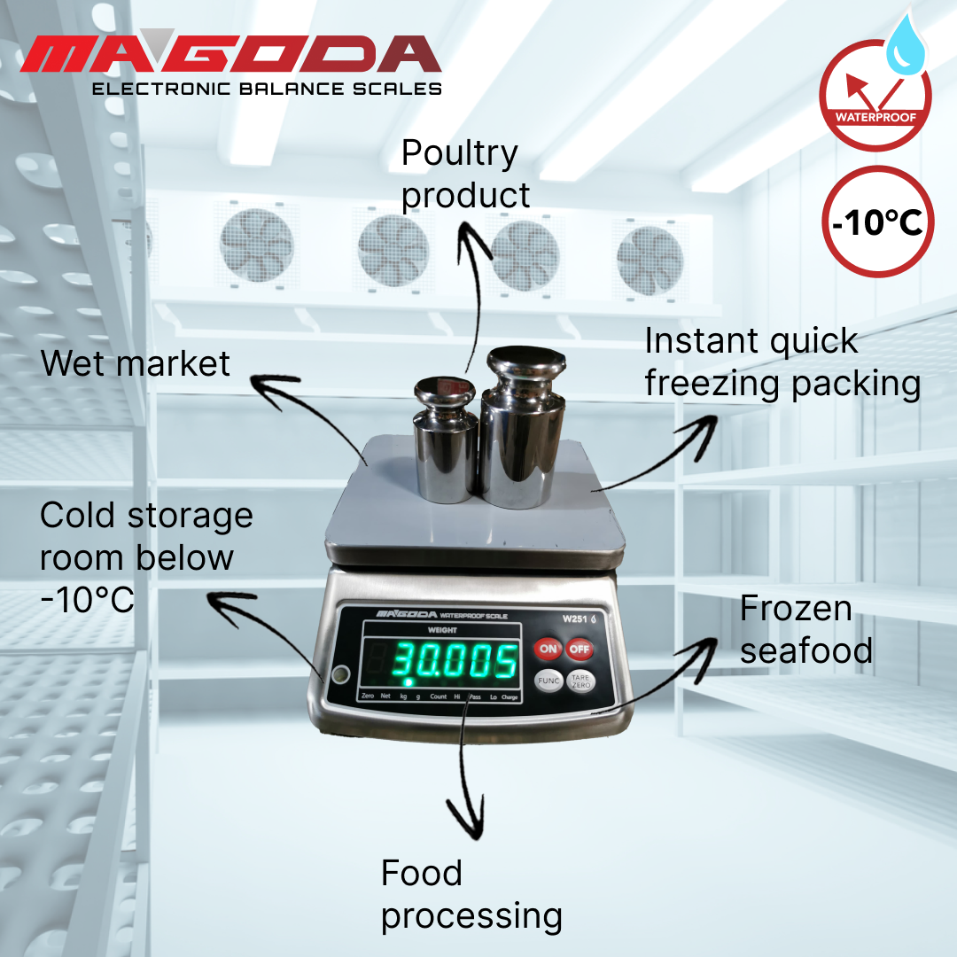 WATERPROOF TABLE TOP SCALE (suitable for cold room) - Image 5