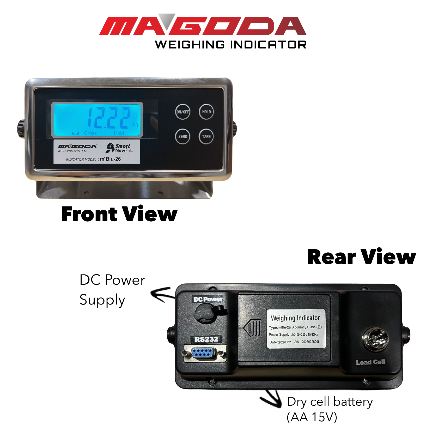 BLUETOOTH AND WIRELESS INDICATOR (MBLU-26)